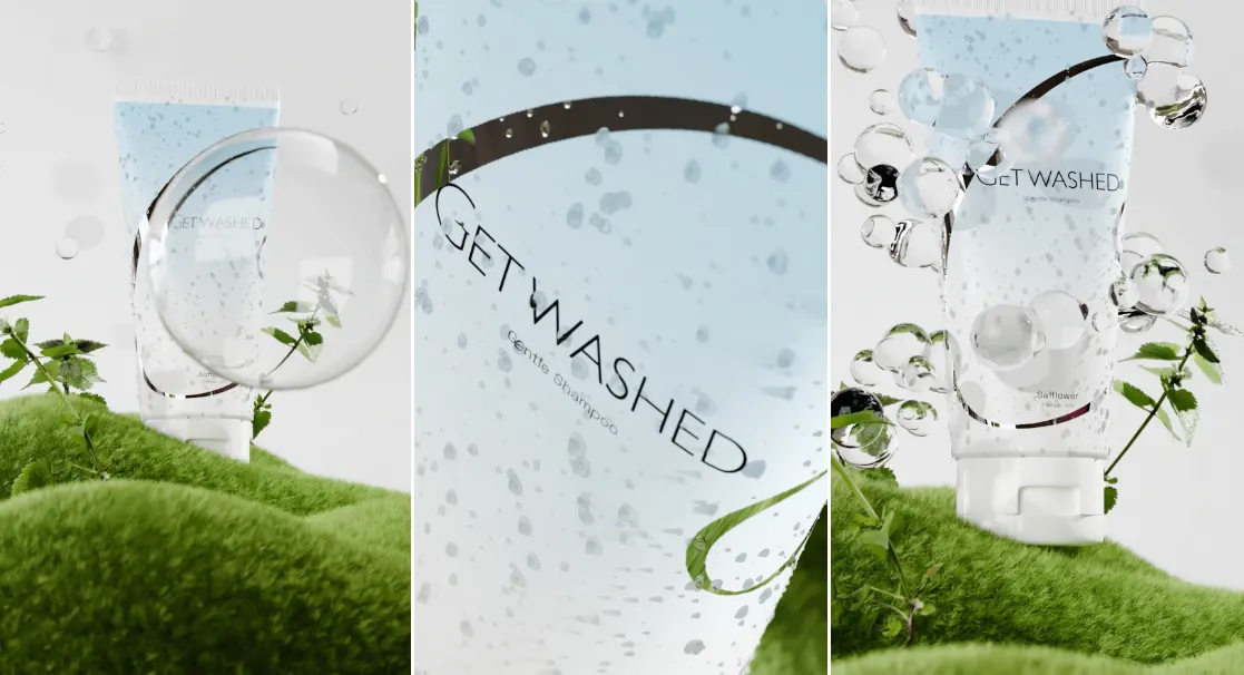 3D Cosmetic Product Animation – Get Curly