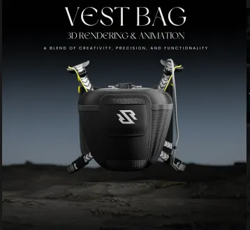 Runly Vest 3D Animation & Rendering